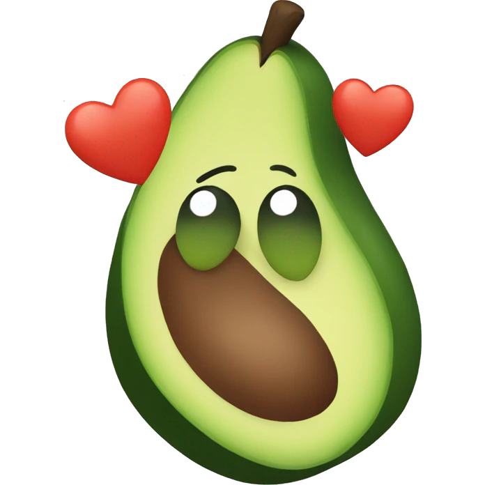 Avocado love  emoji