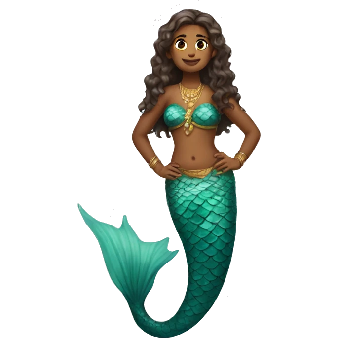 mermaid of India whole body emoji