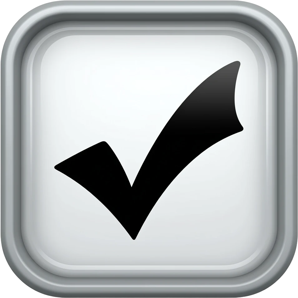 box with check emoji