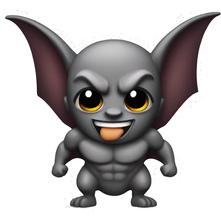 A Bat but with muscles emoji