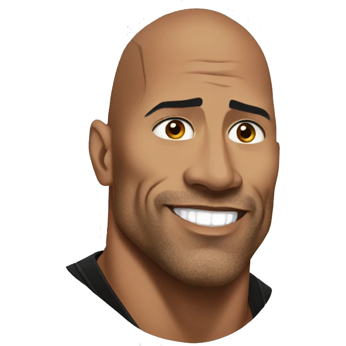 The Rock emoji