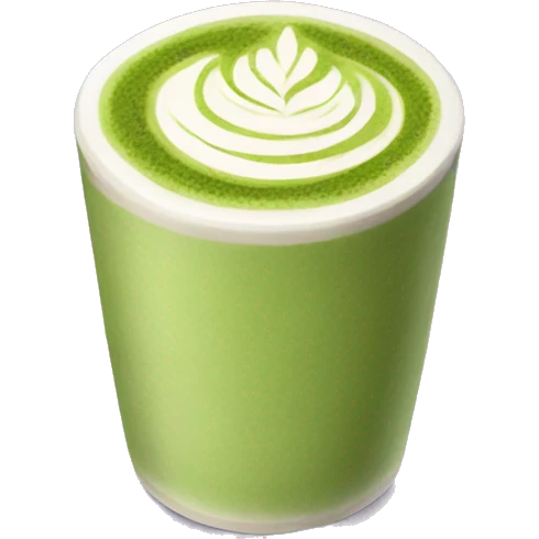 Matcha latte  emoji