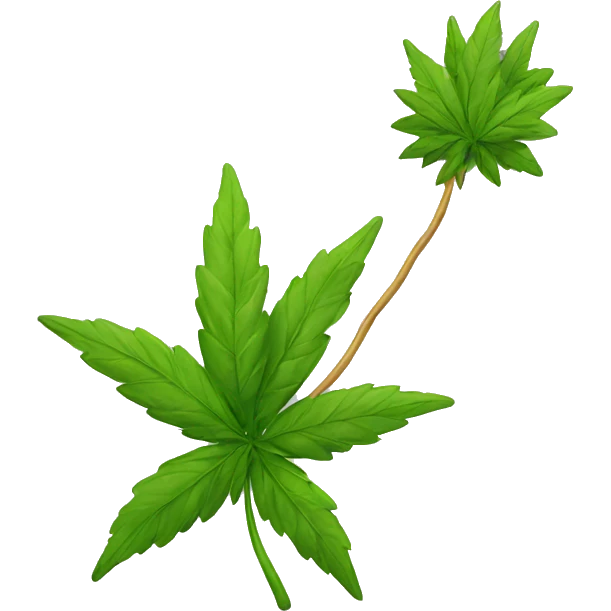 Weed rolled emoji
