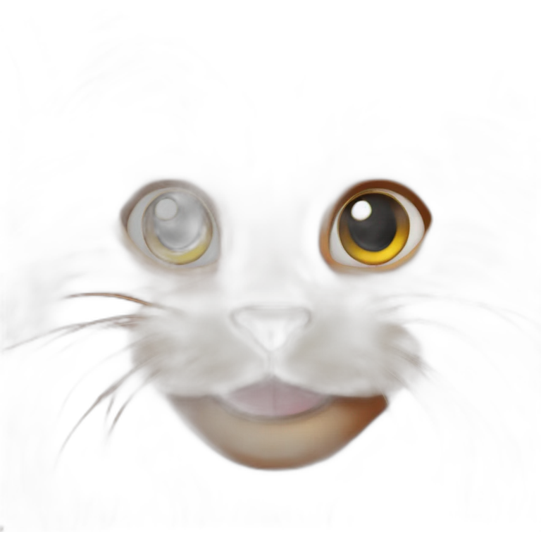 red hairy cat emoji