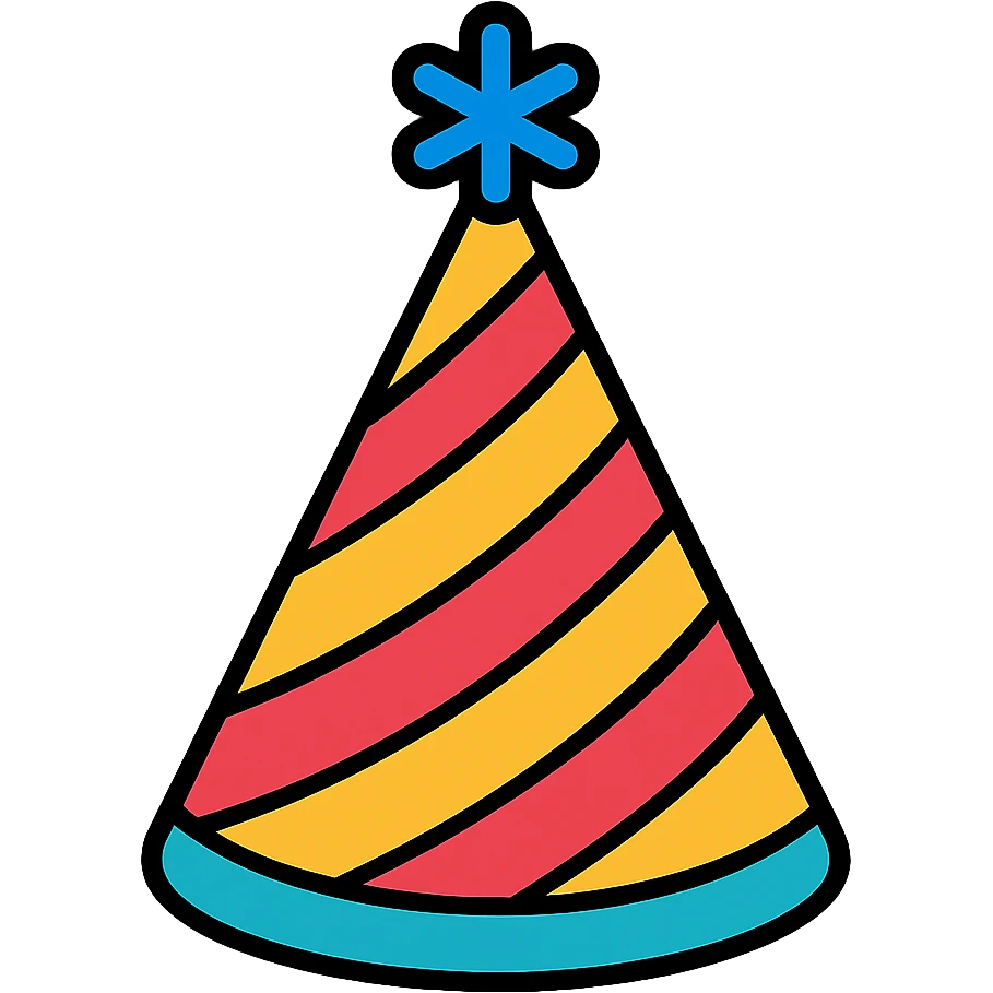 party hat emoji