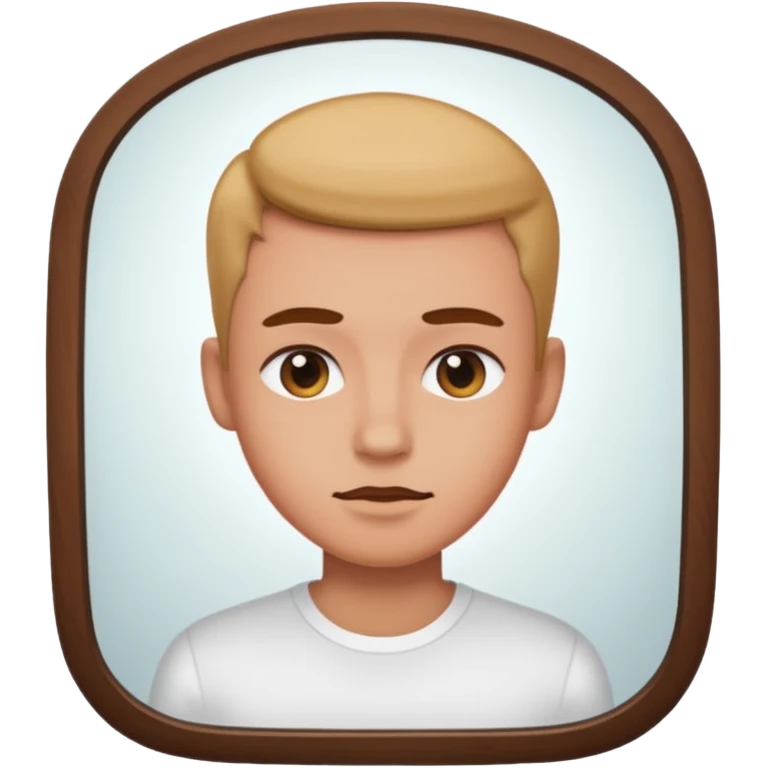 i look in the mirror emoji