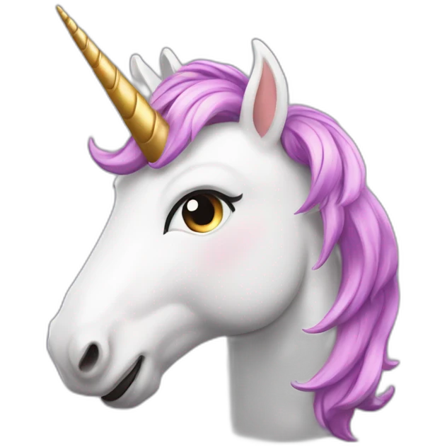 smilling unicorn emoji