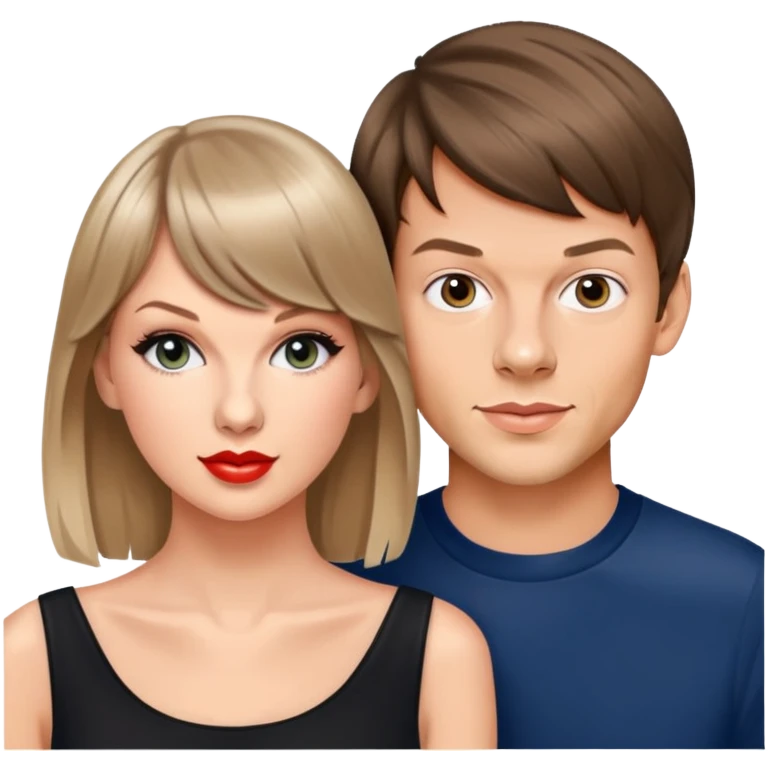 Taylor swift with Louis tomilson emoji
