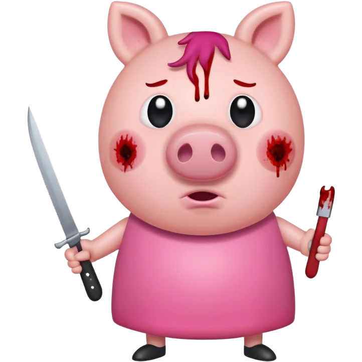 pepa pig de killer emoji