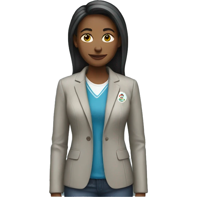 Women with in a sport jacket  emoji