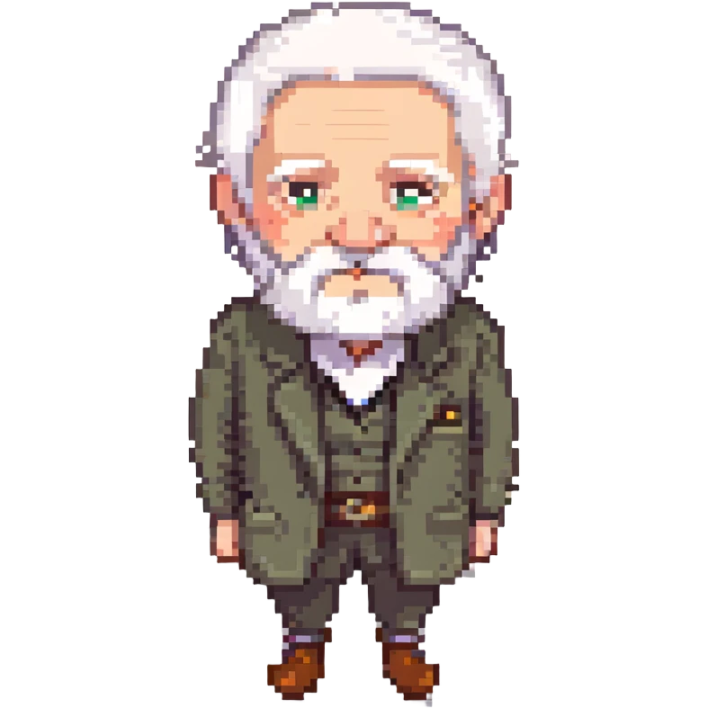 grandfather with a white beard emoji