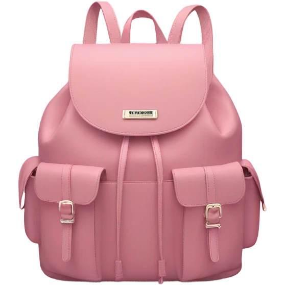Mochila rosa
 emoji