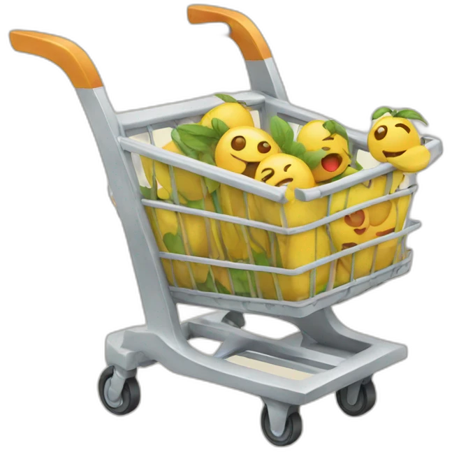 happy cart emoji