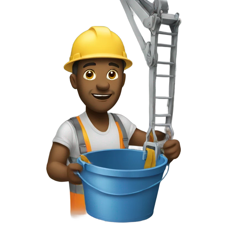 Working in a bucket truck  emoji