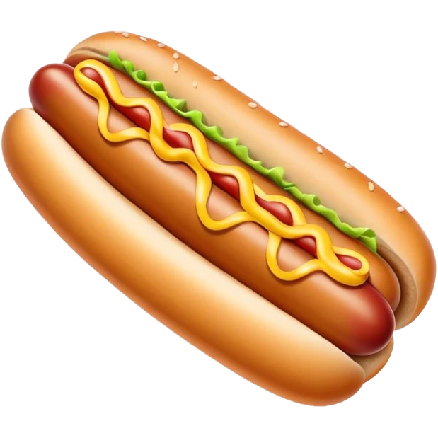 one hotdog emoji