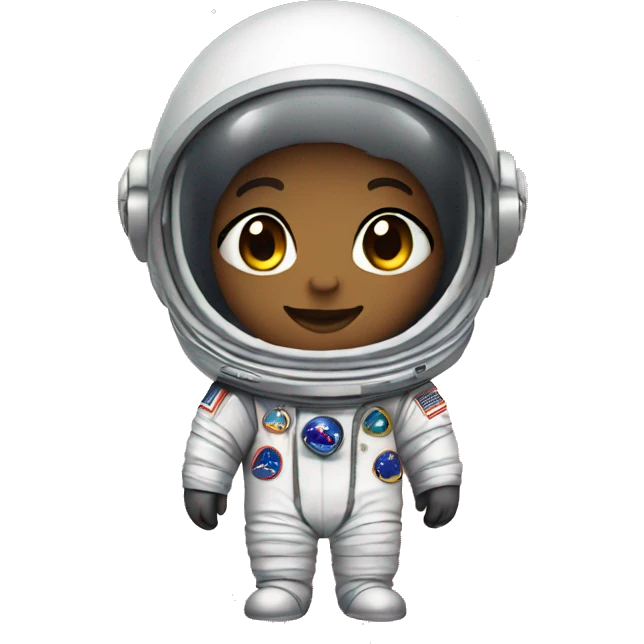 Cute Chibi Astronaut 
 emoji