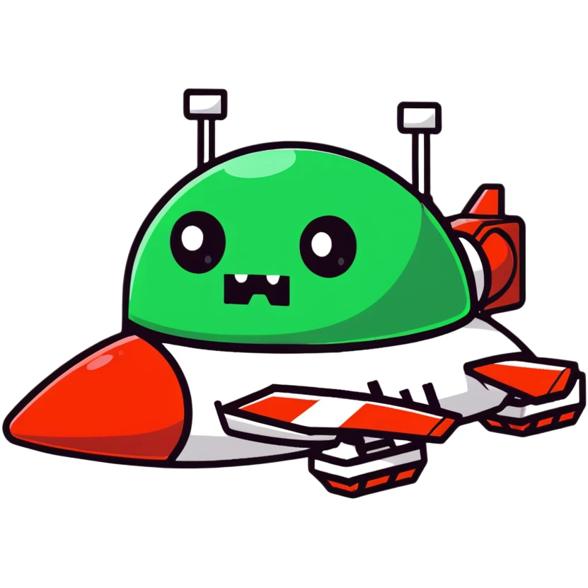 robot space invader hybrid emoji