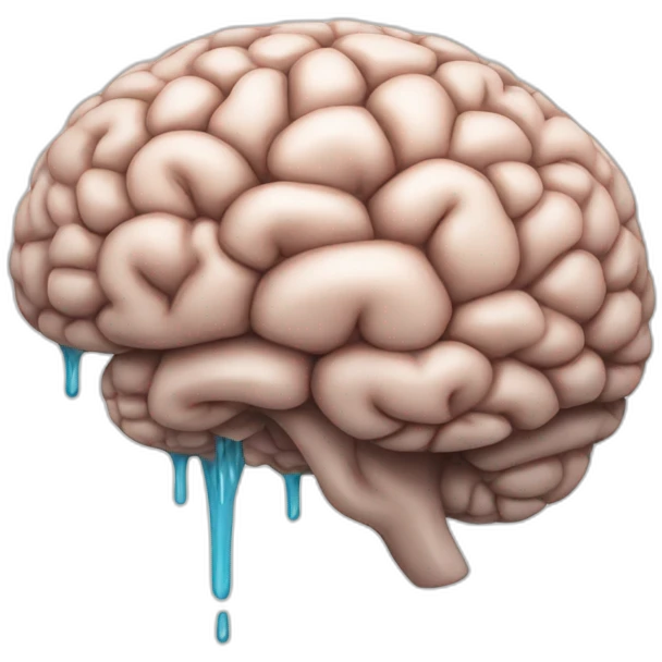 brain melting emoji