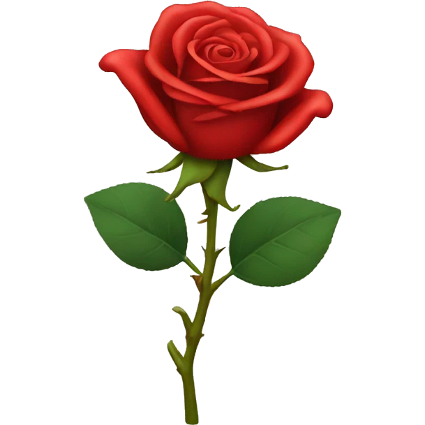 red rose emoji