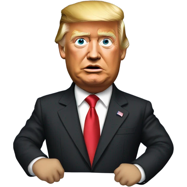 Donald Trump puppet emoji
