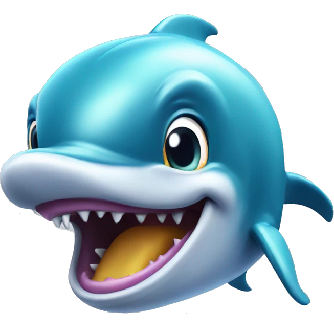 Dolphin pog emoji