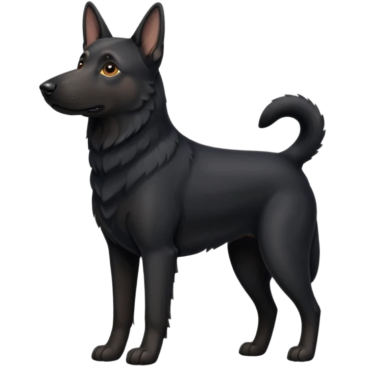 black german shepherd emoji