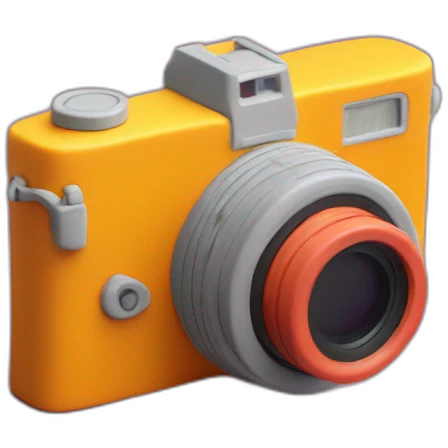 Plasticine Compact Film Camera emoji