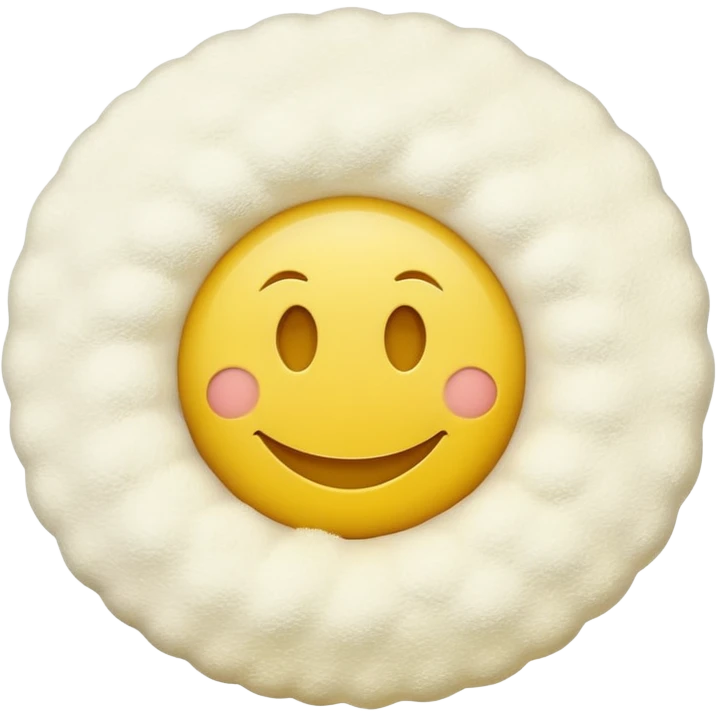 Smiley face on cocaine emoji