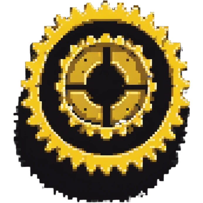 yellow gear cog emoji