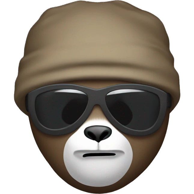 Sloth with a ski mask  emoji