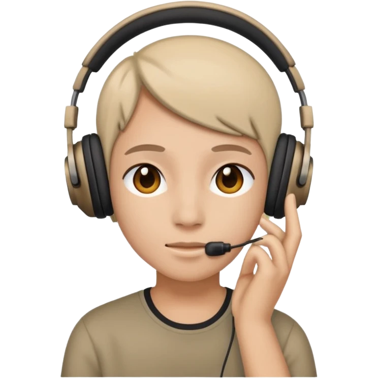 Jamming to music with headphones emoji