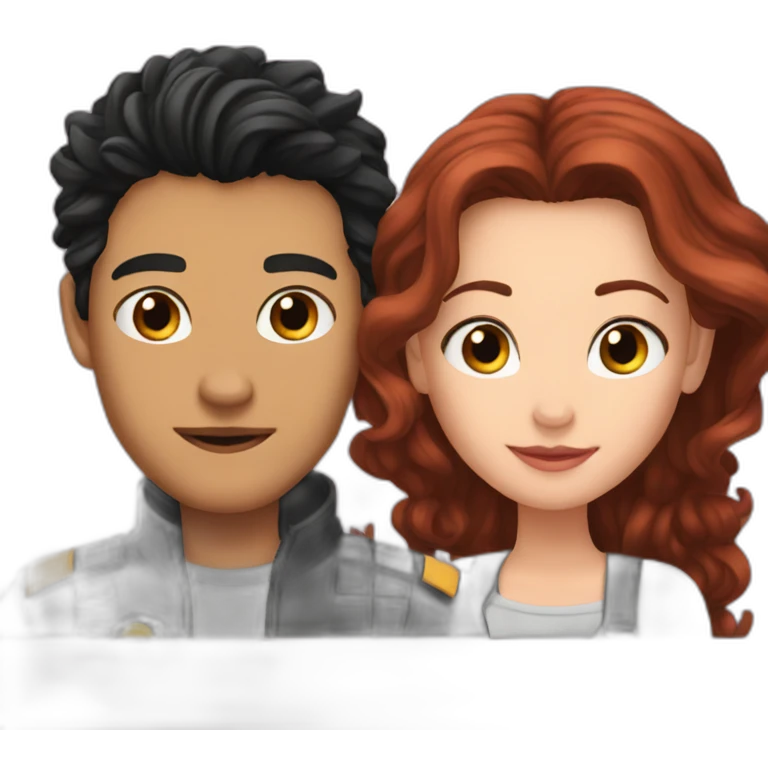 jessie and tom from starstruck emoji