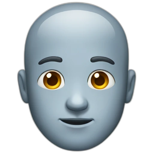 cartot with face emoji