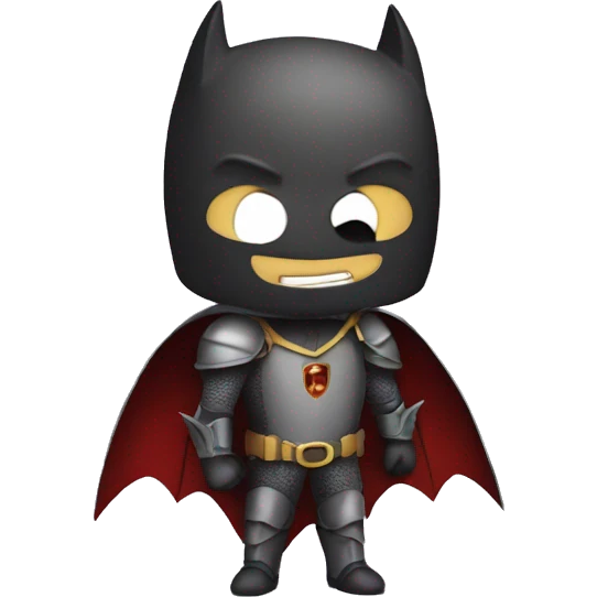 bat man as a knight emoji