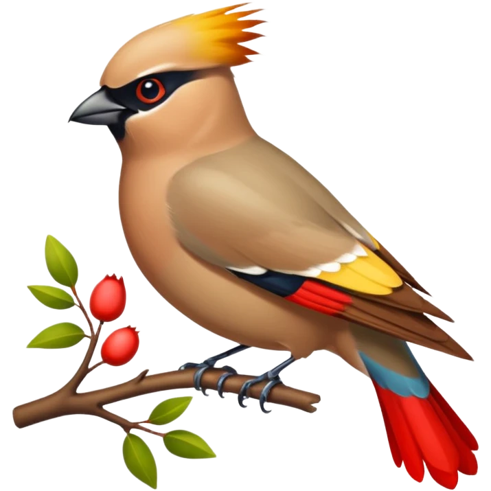 waxwing emoji