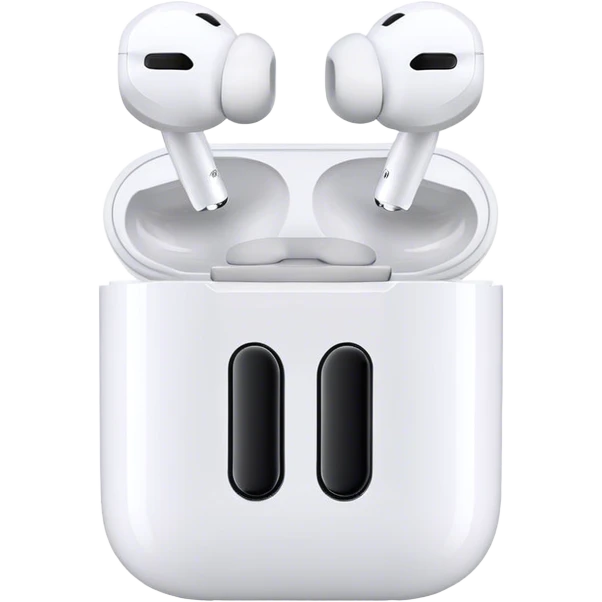 Black AirPod  emoji
