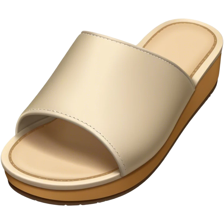 Jesus Christ's single open toe slipper emoji
