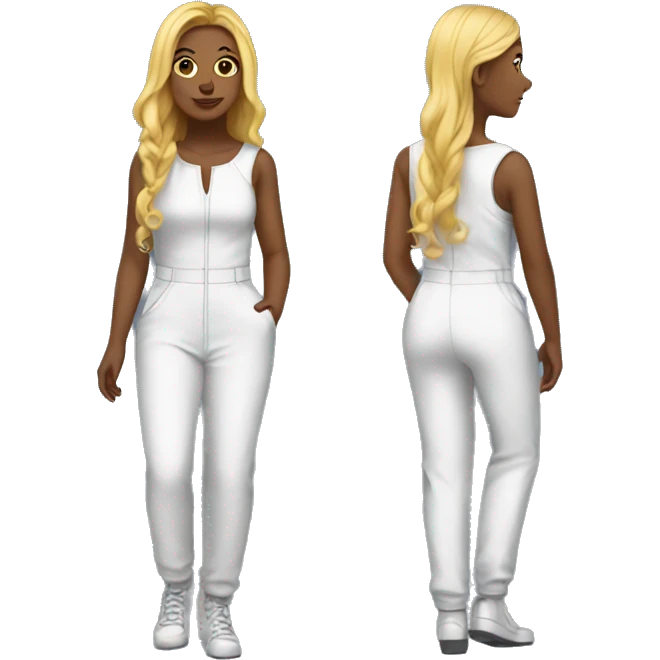 jumpsuit colorido sin persona emoji