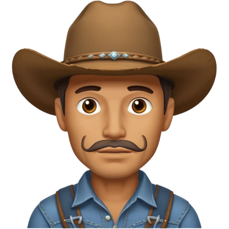 cowboy no hat emoji