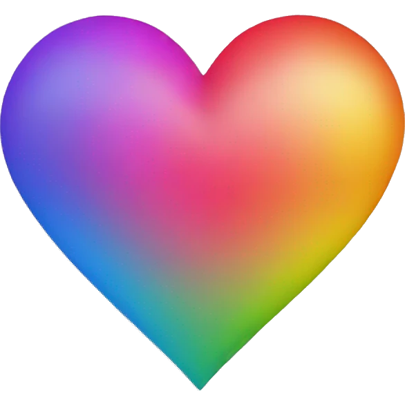 rainbow heart emoji