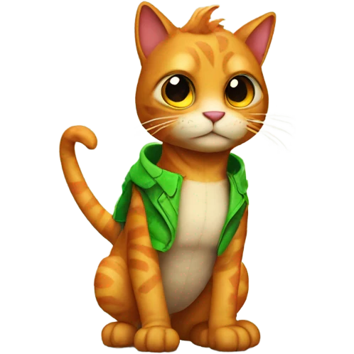cat wearing dino costume  emoji