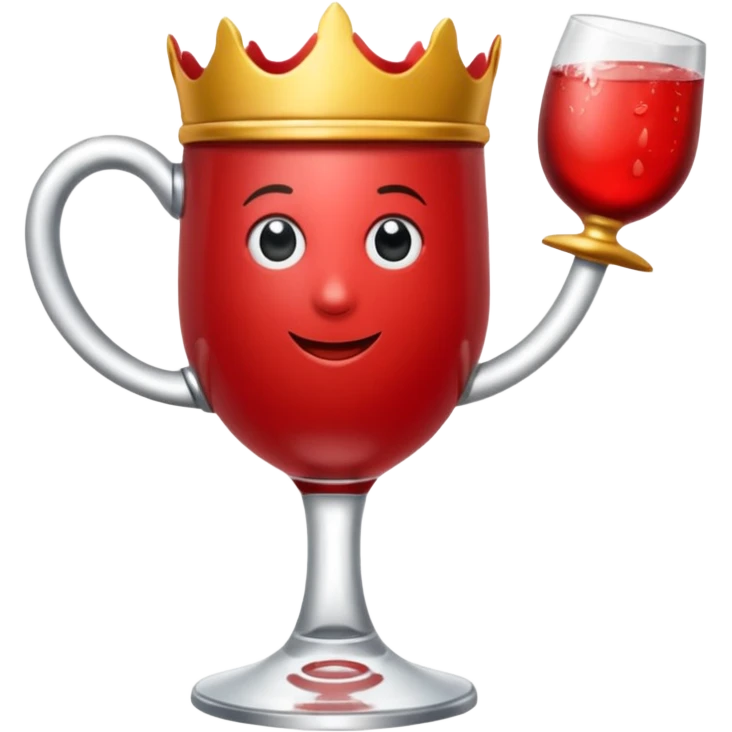 Coração que remeta a rainha de copas ou uma guilhotina com coração emoji