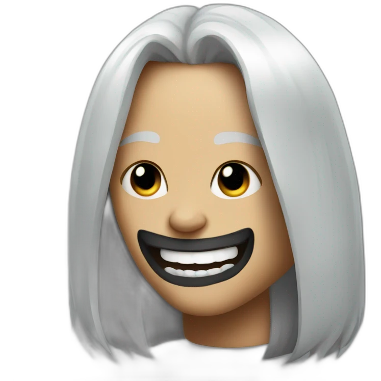 Death metal singer emoji