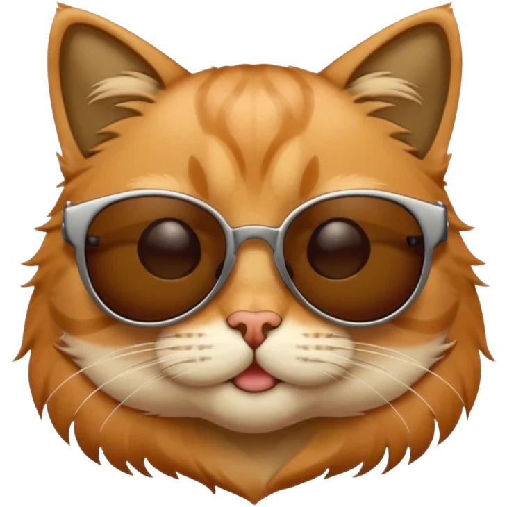 Cat wearing sunglasses emoji