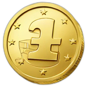 One euro coin emoji