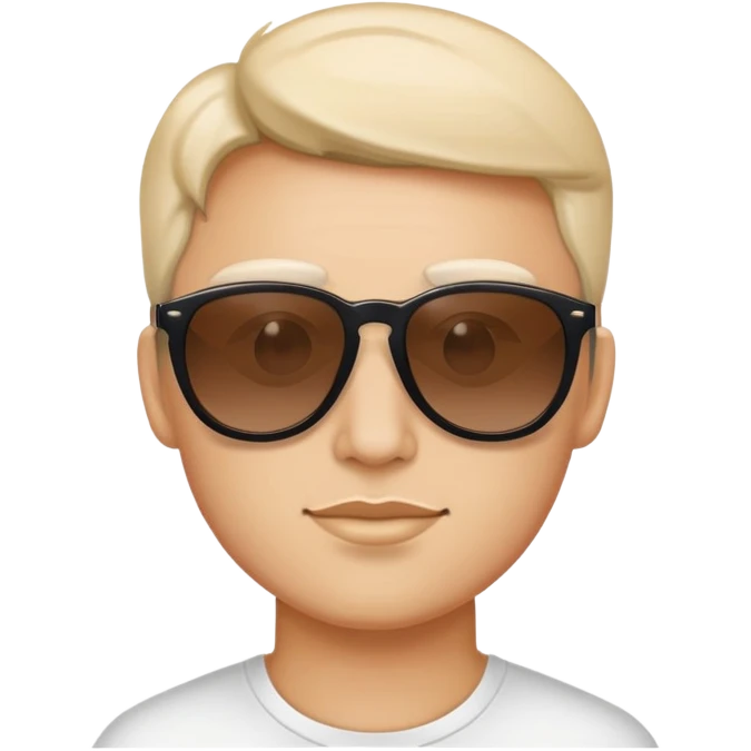 Person with sunglasses  emoji
