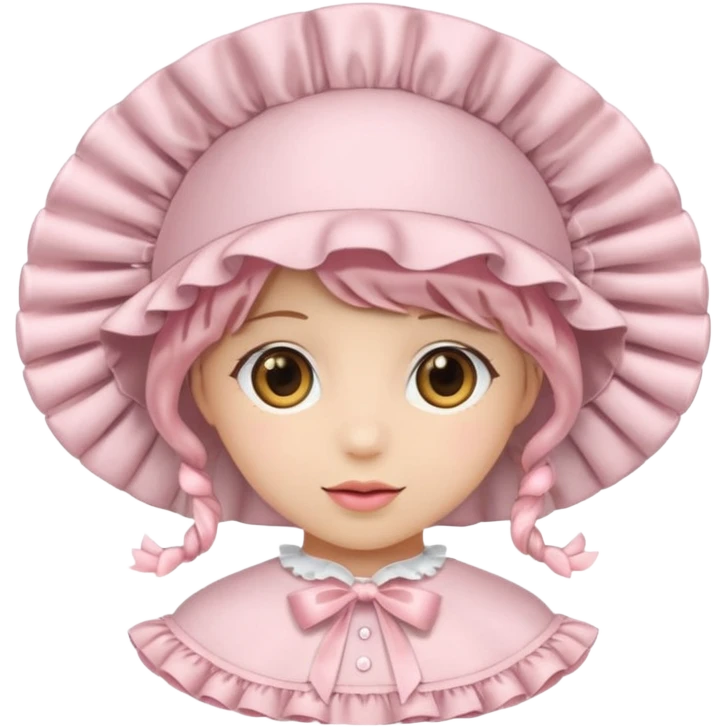 light pink. bonnet emoji