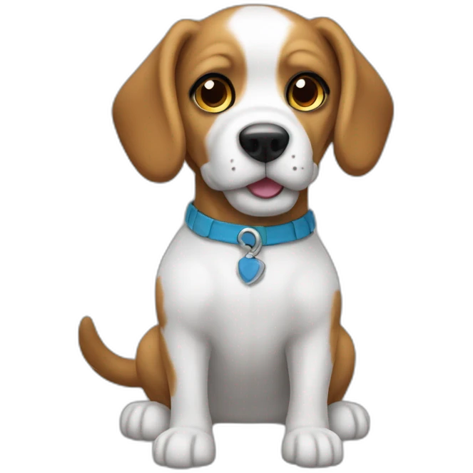 Dog chuckiedoll costume emoji