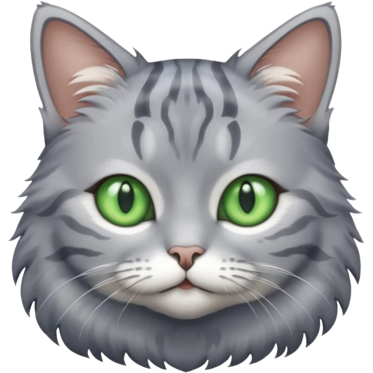 Mavi tatlı kedi emoji