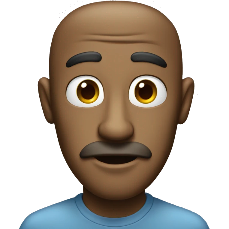 Man with overly large nose emoji
